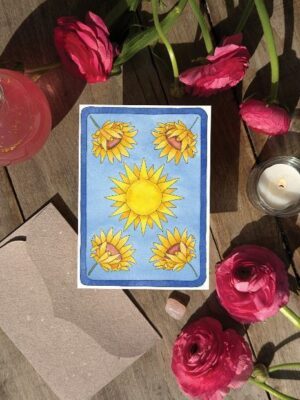 Carte Tarot soleil