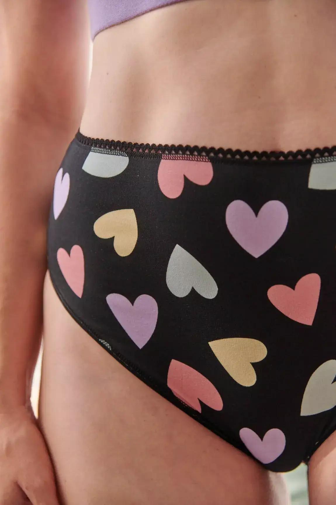 Culotte Taille Haute Big Love noir