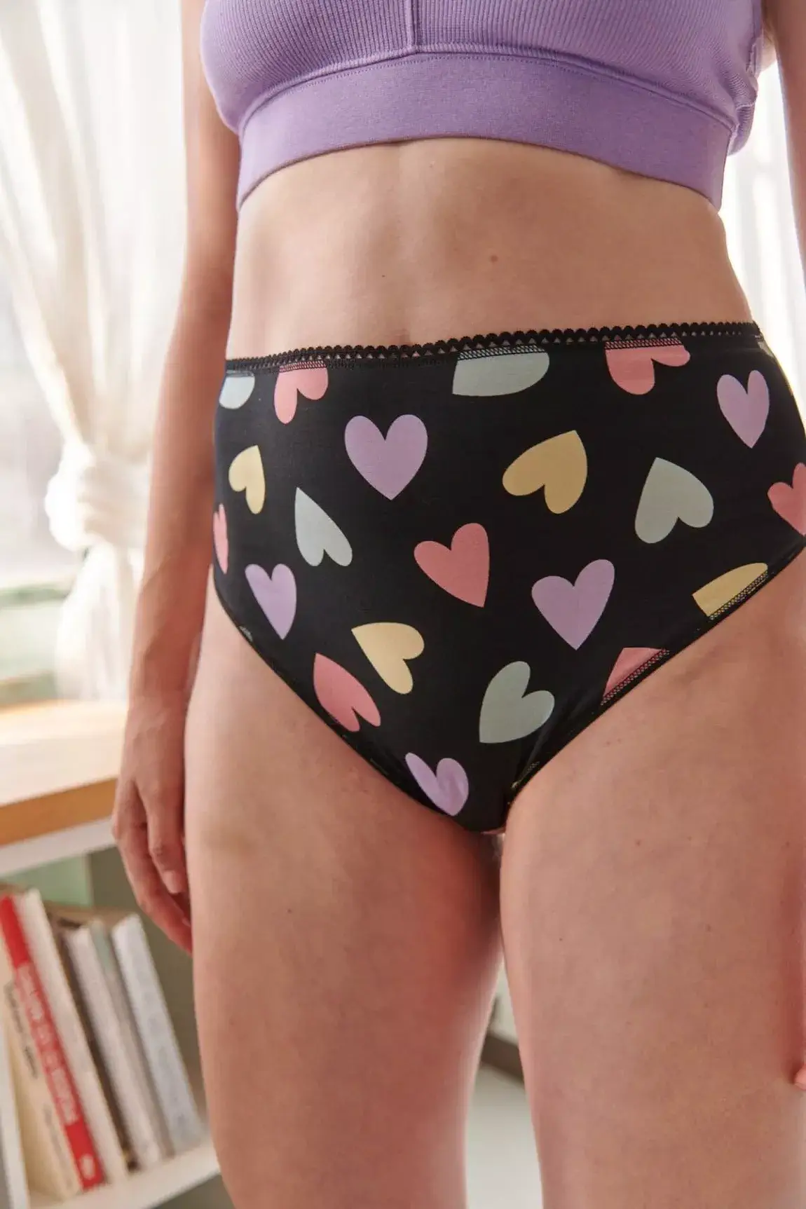 Culotte Taille Haute Big Love noir – Image 3