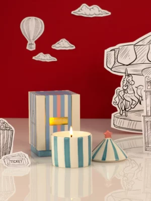 Bougie cirque - Bleue