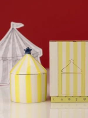Bougie cirque - Jaune