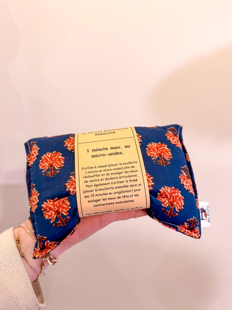 Petite bouillotte sèche - Bleu arbre d’automne