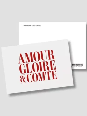 Carte Amour gloire comté