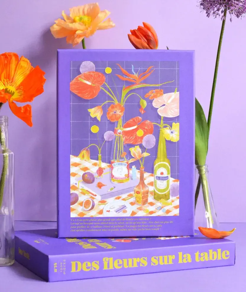 Puzzle Des fleurs sur la table