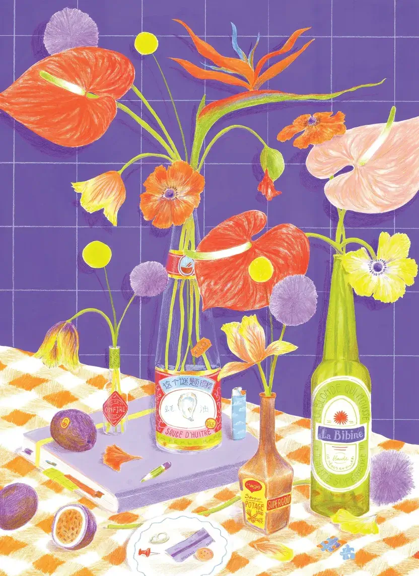 Puzzle Des fleurs sur la table – Image 2