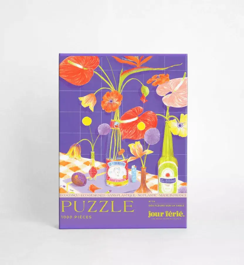Puzzle Des fleurs sur la table – Image 3