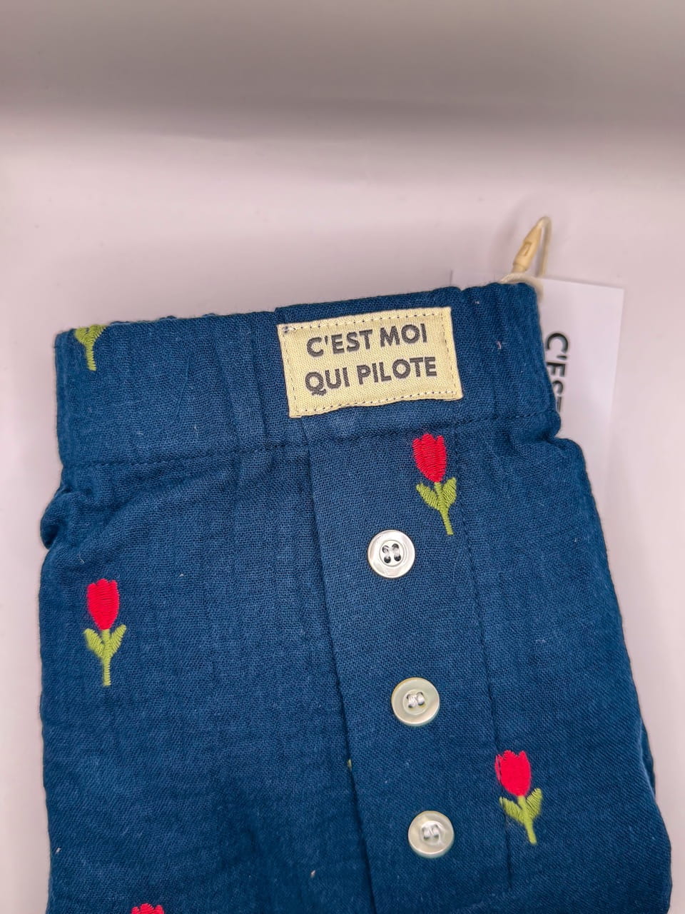 Caleçon - Tulipe bleu