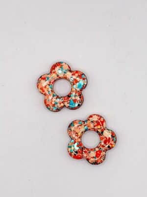 Recharges - BO Fleurs - Orange et bleu