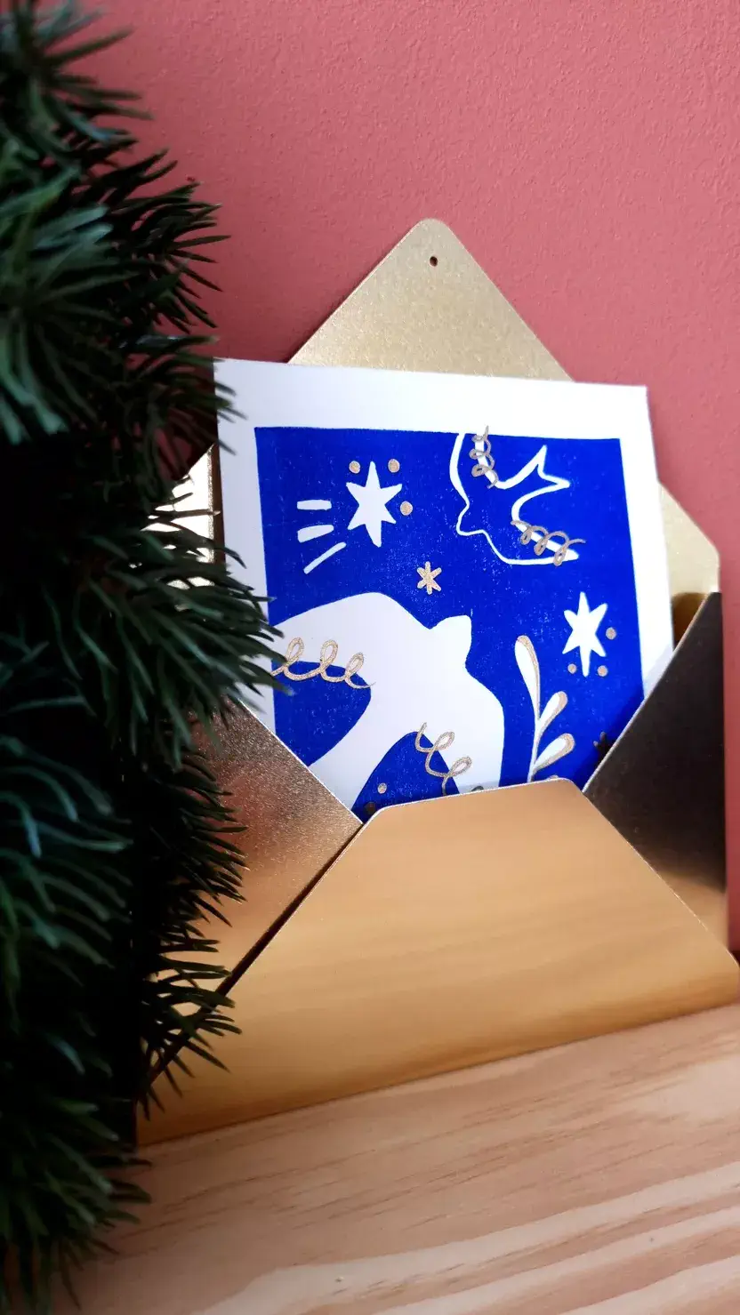 Grande enveloppe en laiton – Image 2