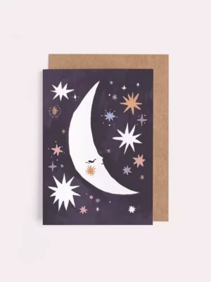 Mini carte - Lune endormie