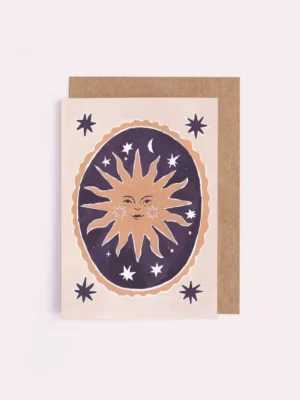 Mini carte - Soleil souriant