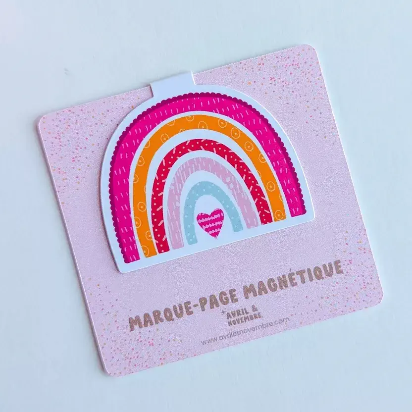 Marque-Page Magnétique – Arc coloré
