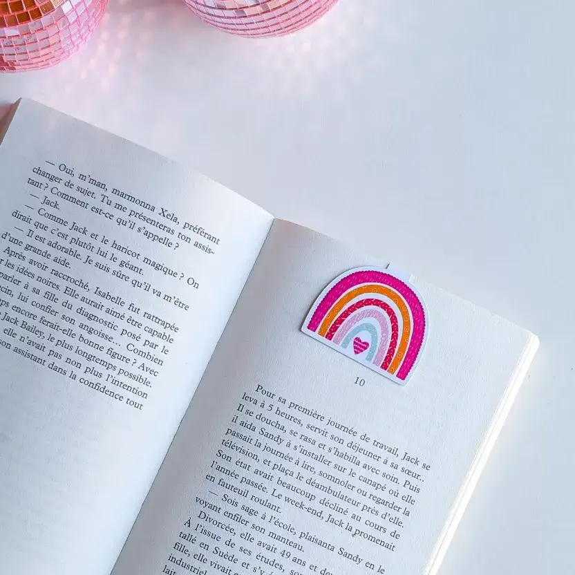 Marque-Page Magnétique – Arc coloré – Image 2