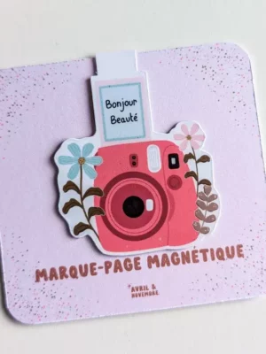Marque-Page Magnétique – Bonjour beauté