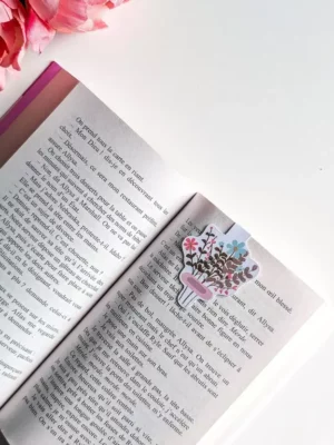 Marque-Page Magnétique – Bouquet de fleurs