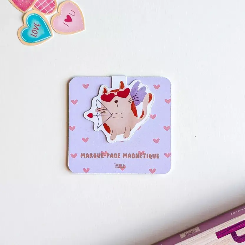 Marque-Page Magnétique – Chatpidon