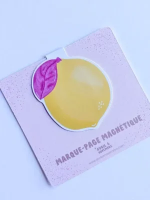 Marque-Page Magnétique – Citron