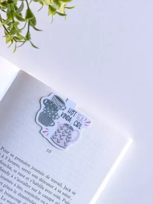 Marque-Page Magnétique – Hot tea Kinda Girl