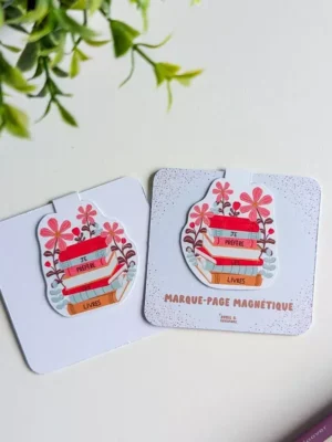 Marque-Page Magnétique – Je préfère les livres