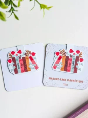 Marque-Page Magnétique – Jamais trop de livre