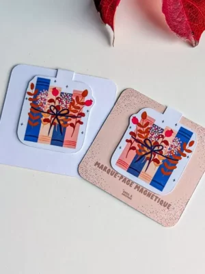 Marque-Page Magnétique – Livres et feuillages