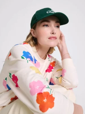 Le sweat Swann - Anémones bouquet