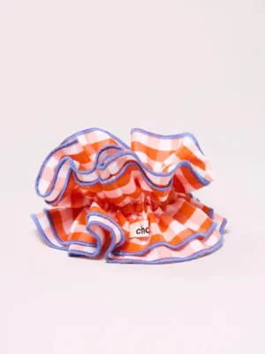 Maxi chouchou - Vichy orange