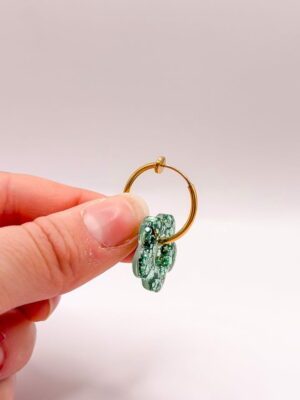 Anneaux créoles clips