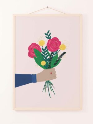 Affiche - A4 - Flower power