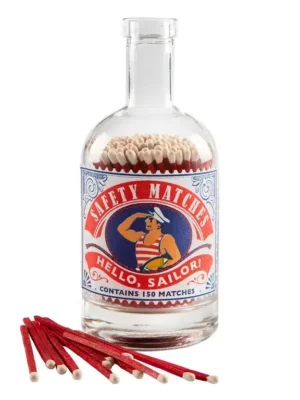 Bouteille d'allumettes - Bonjour Marin