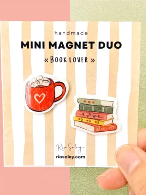 Mini aimants - Book lover