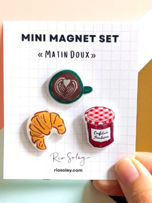 Mini aimants - Matin Doux