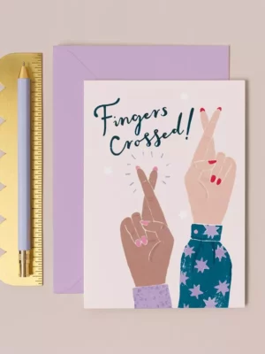 Carte - Fingers crossed