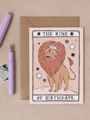 Carte - Happy Birthday - Le roi
