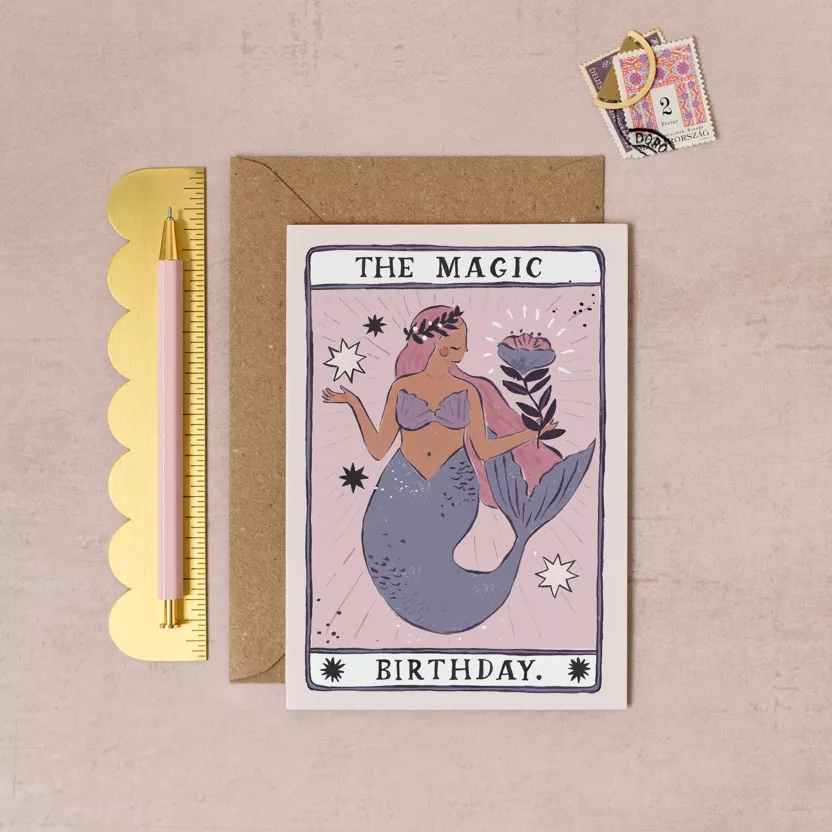 Carte - Happy Birthday - Magique sirène – Image 2