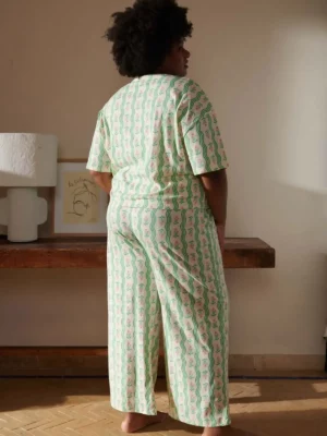 PYJAMA LONG Vagues Provençales