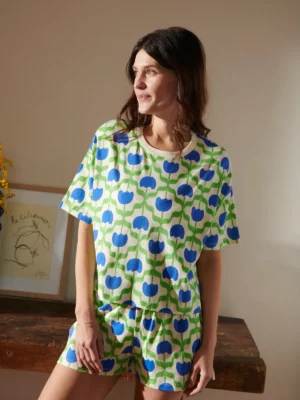 PYJAMA Tulipes bleues
