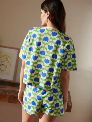 PYJAMA Tulipes bleues