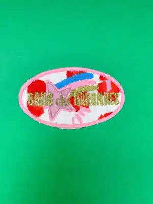 Écussons thermocollant - Gang de daronnes - Léo rose