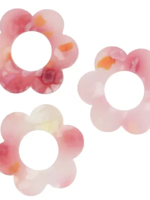 Recharges - BO Fleurs - Rose & blanc