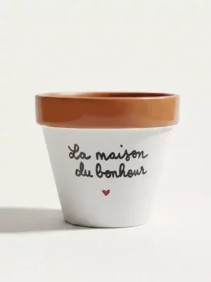 Pot de fleur - La maison du bonheur