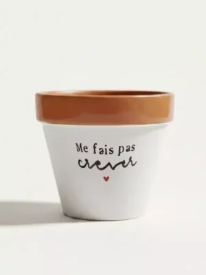 Pot de fleur - Me fais pas crever