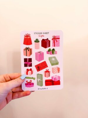 Sticker A6 - Cadeaux