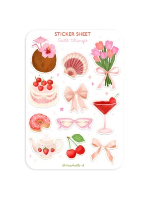 Sticker A6 - Girly