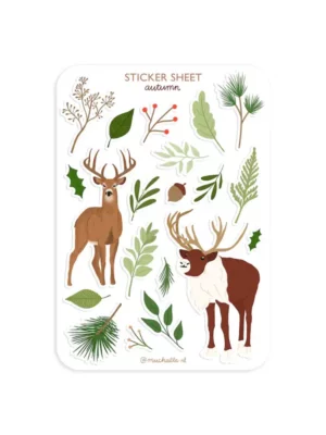 Sticker A6 - Nature d'automne