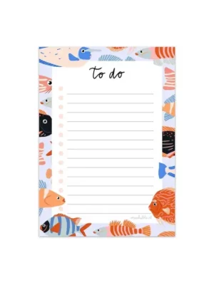 Bloc notes - Poissons