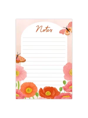 Bloc notes - Roses pivoines