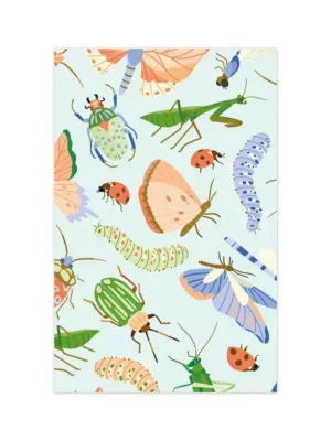 Mini carte - Motif petits insectes
