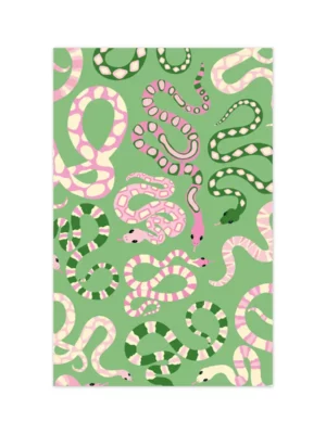 Mini carte - Motif serpents