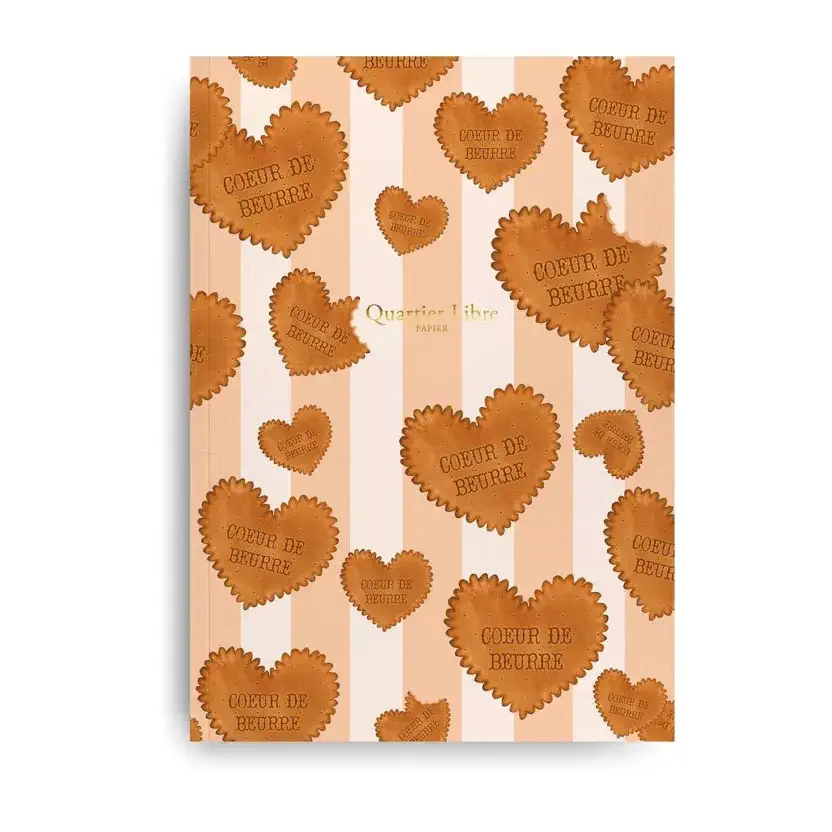 Carnet Coeur de beurre